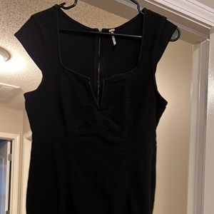 Black Free People Demin Dress